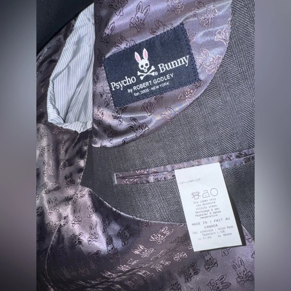Psycho Bunny Charcoal Blazer